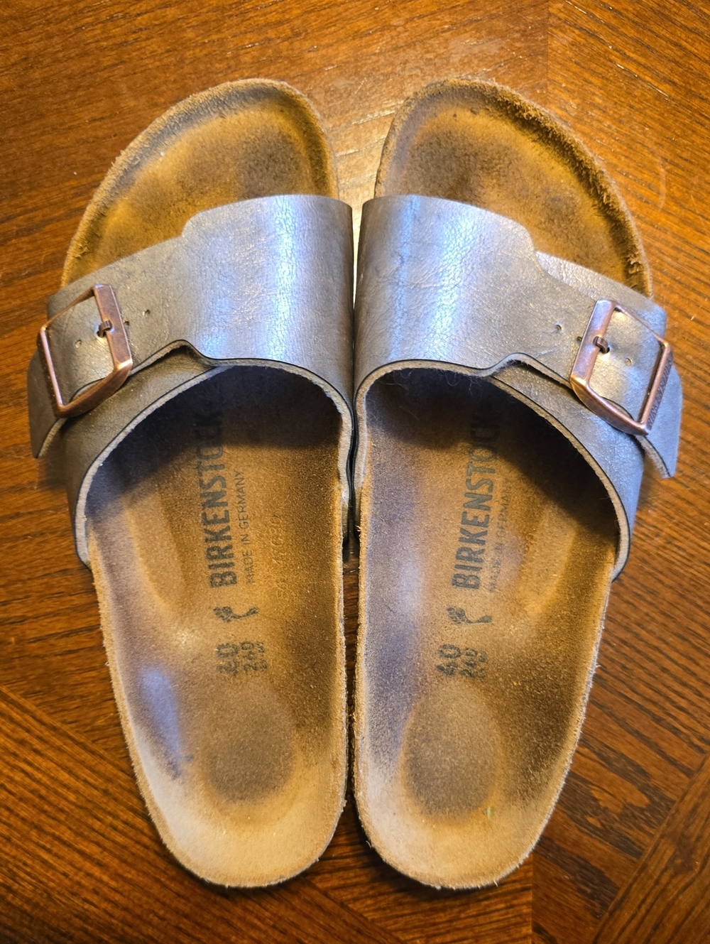 Birkenstock Catalina Metallic Taupe Sandals EU 40 / US 9